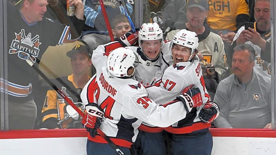 Capitals start training camp with line combinations that  opposing teams won't like