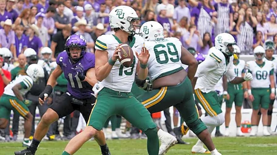 Spotlight on Baylor football QB Sawyer Robertson’s downward surge in power rankings