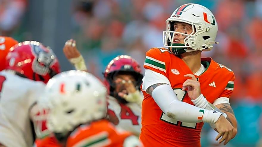 Mario Cristobal Highlights Carson Beck Finally Settling into the Offense