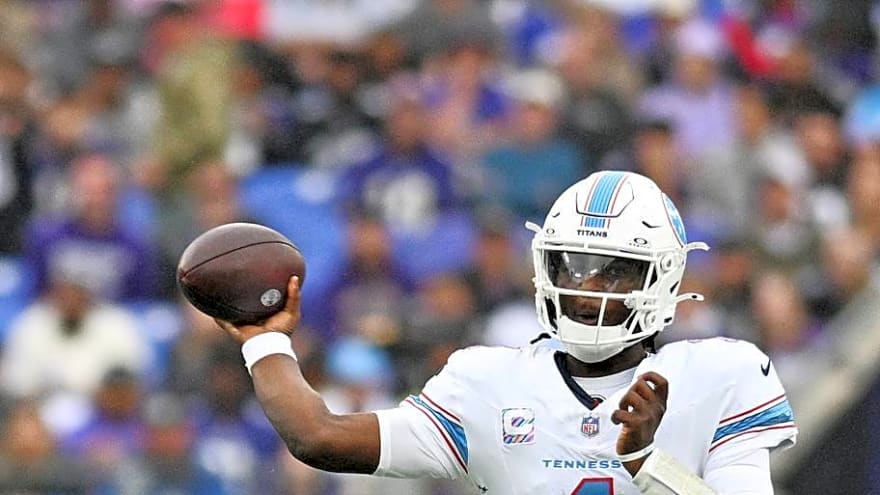 QB Cam Ward shows both good and bad in Titans' 24-18 Loss to Ravens