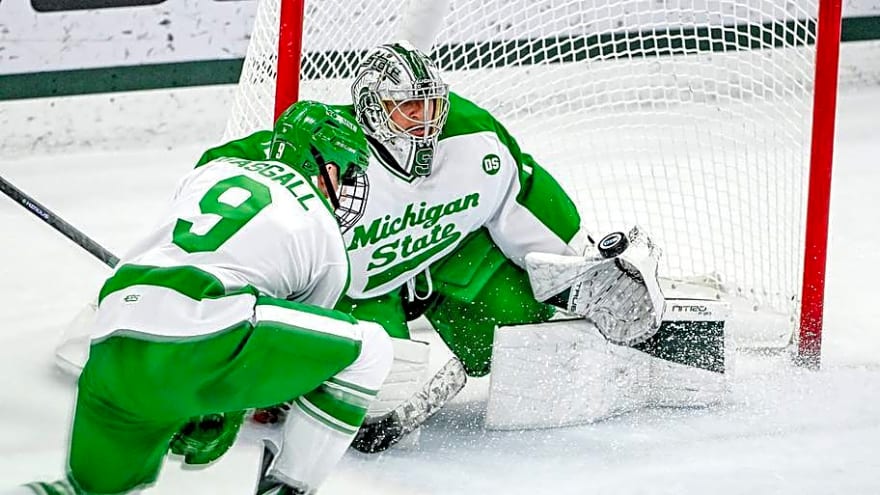 Red Wings' Trey Augustine Is Starting to Justify Detroit's Bold Goalie Bet