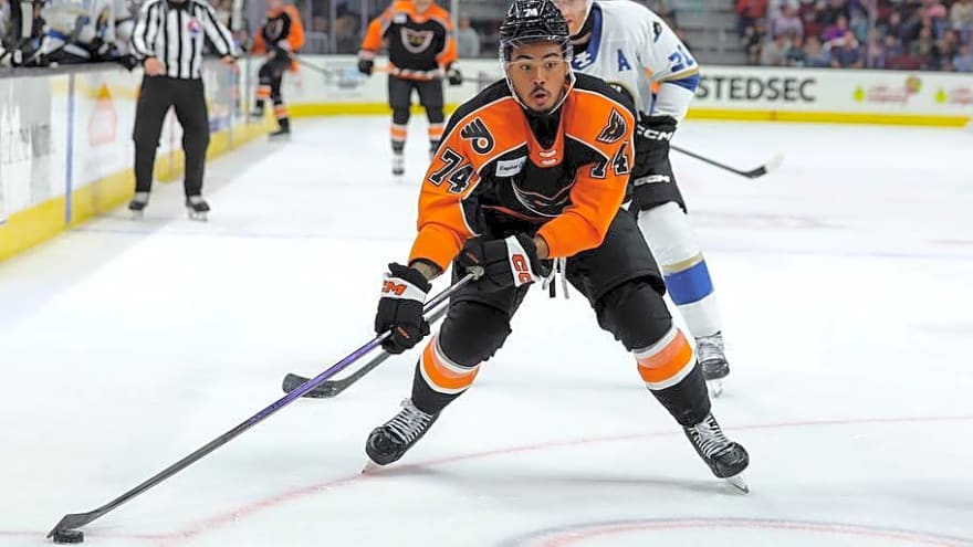 Zayde Wisdom proving he deserves another crack at an NHL roster spot