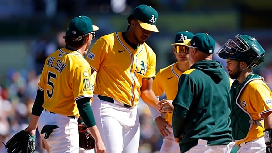 Former Braves Pitcher Elects Free Agency After Stint with A&#39;s