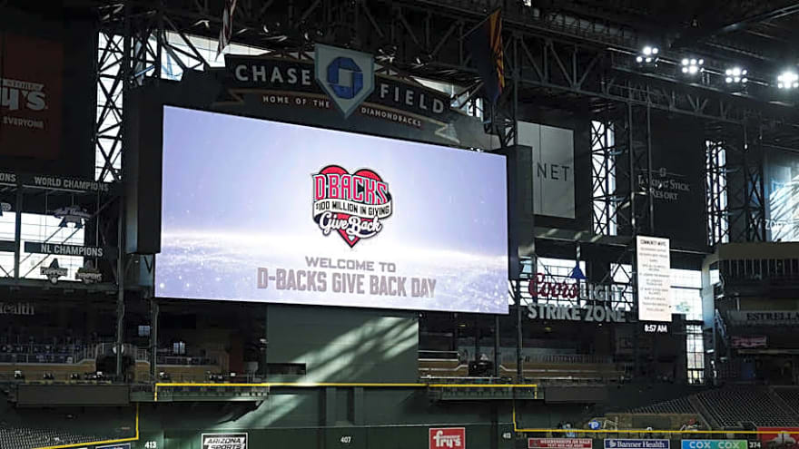 Diamondbacks Celebrate Historic Charity Milestone