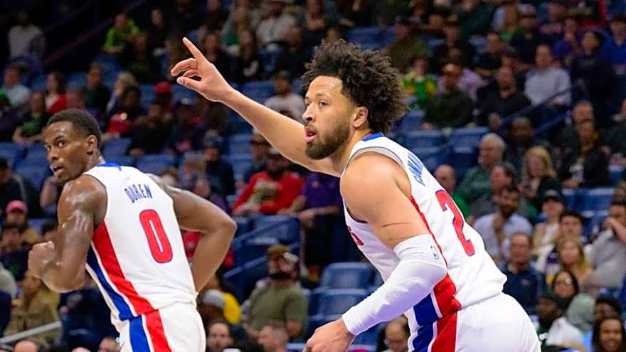 Cade Cunningham Remains Hard at Work With Pistons Center