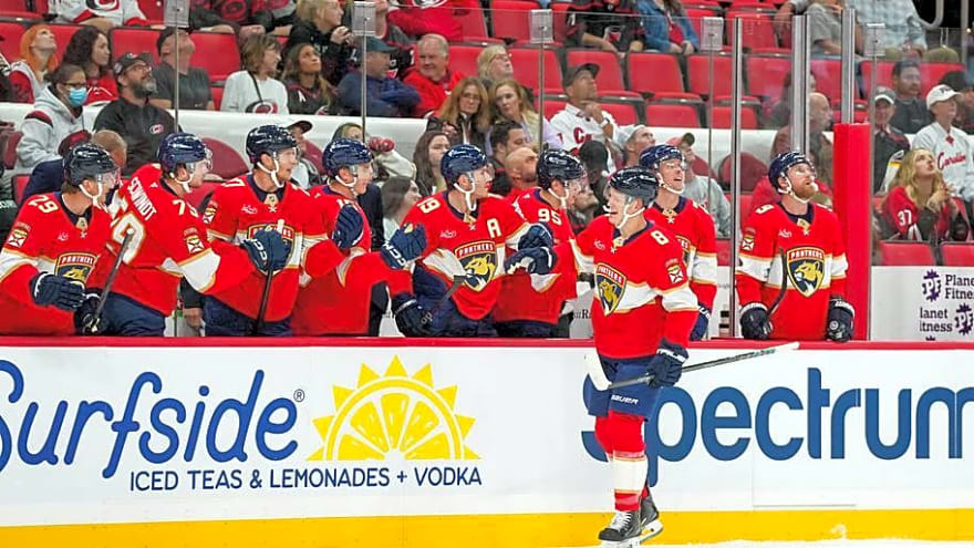 Panthers Outlast Hurricanes in Season Opening Slugfest