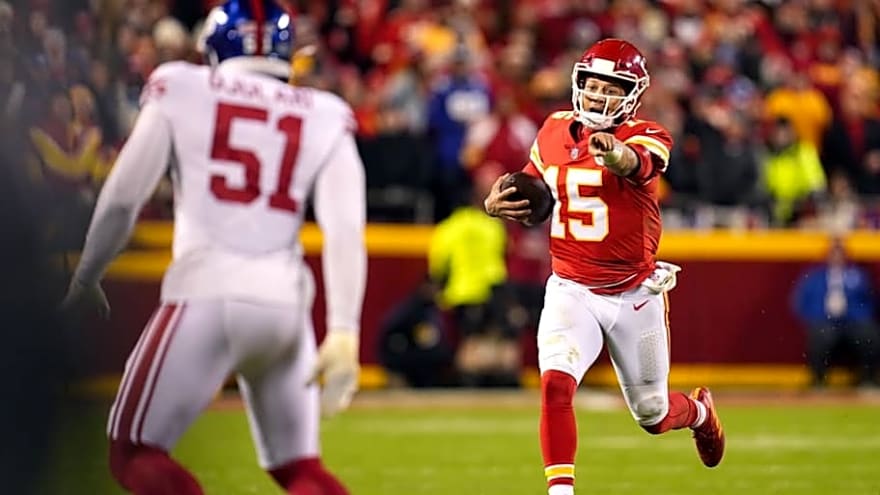 Inactives: Chiefs Get Another Rookie Back, Giants Return Left Tackle