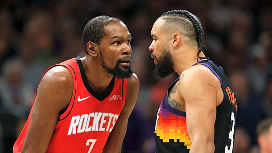 Watch: Rockets Get Into Multiple Scuffles With Suns as Former Players Clash