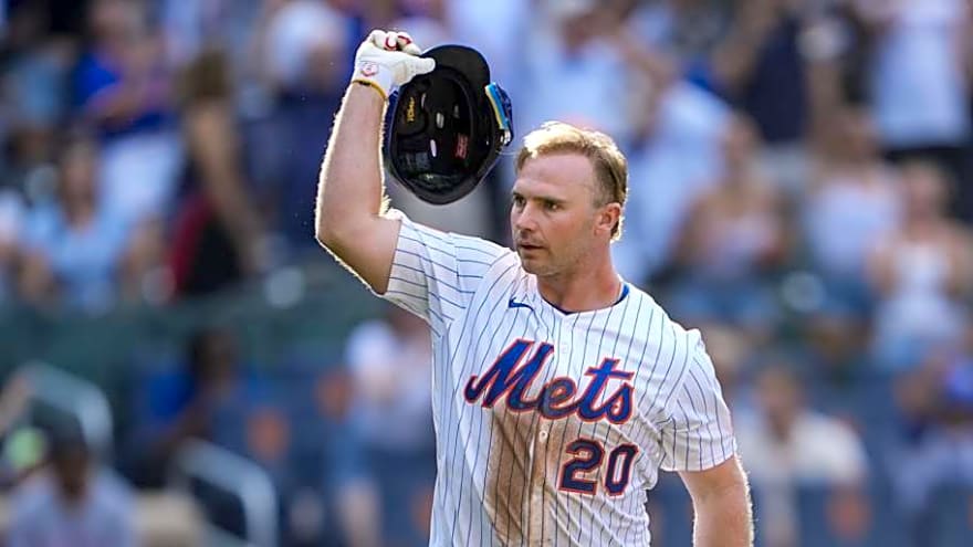 Pete Alonso puts &#39;meaningless&#39; free agency chatter on blast before Mets game