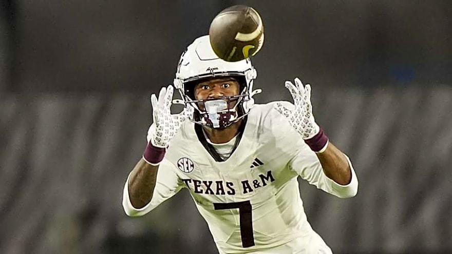 Could Recent Procedure Hurt Texas A&M WR KC Concepcion’s Draft Stock?