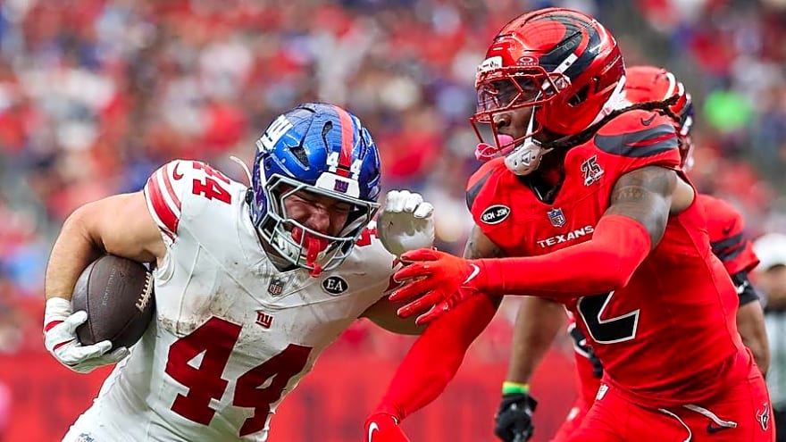 Grading Every Texans Position Group After Week 7 Loss to Giants