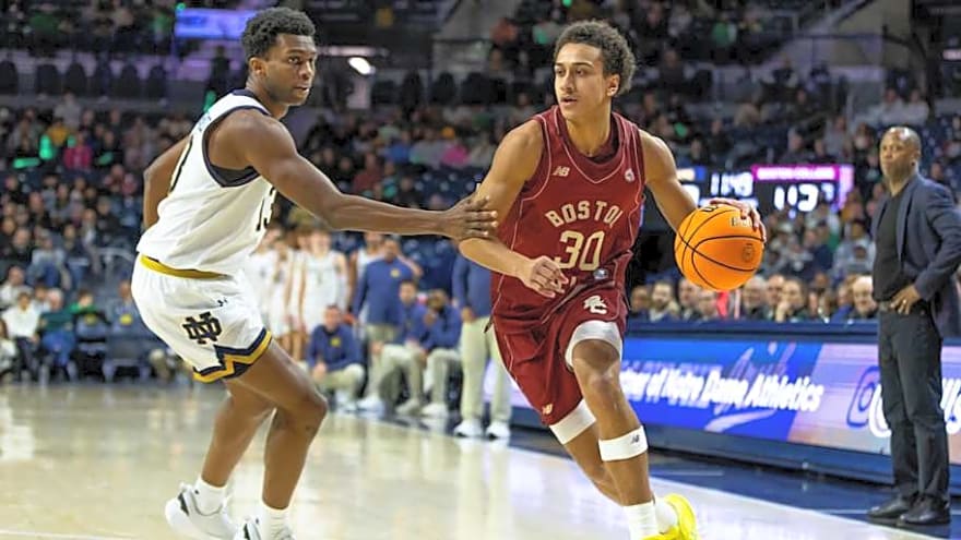 Boston College Men's Basketball Guard Caleb Steger to Enter Transfer Portal