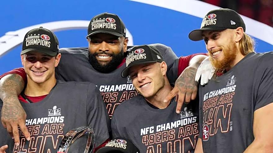 Where Purdy, McCaffrey and Kittle Rank Among the NFL&#39;s Best Trios