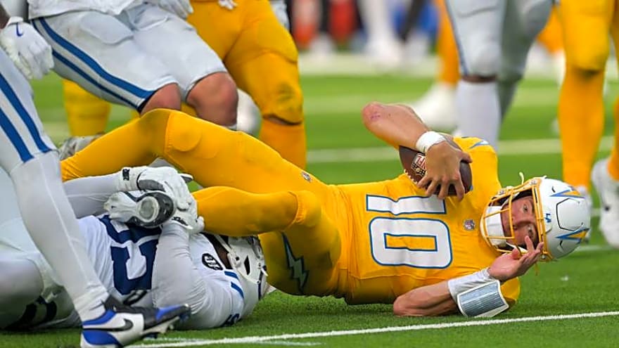 Justin Herbert&#39;s record day and other empty Chargers &#39;studs&#39; from big loss to Colts