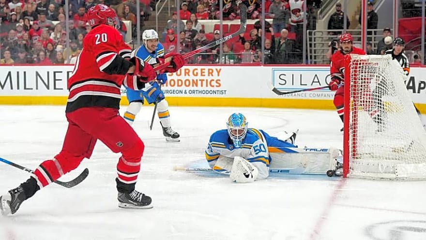 The road trip reaches its end as the Hurricanes look to rebound against the Blues