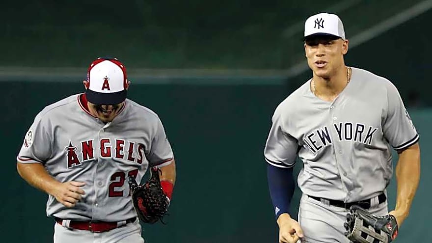 Yankees&#39; Aaron Judge, Angels&#39; Mike Trout Up for Debate