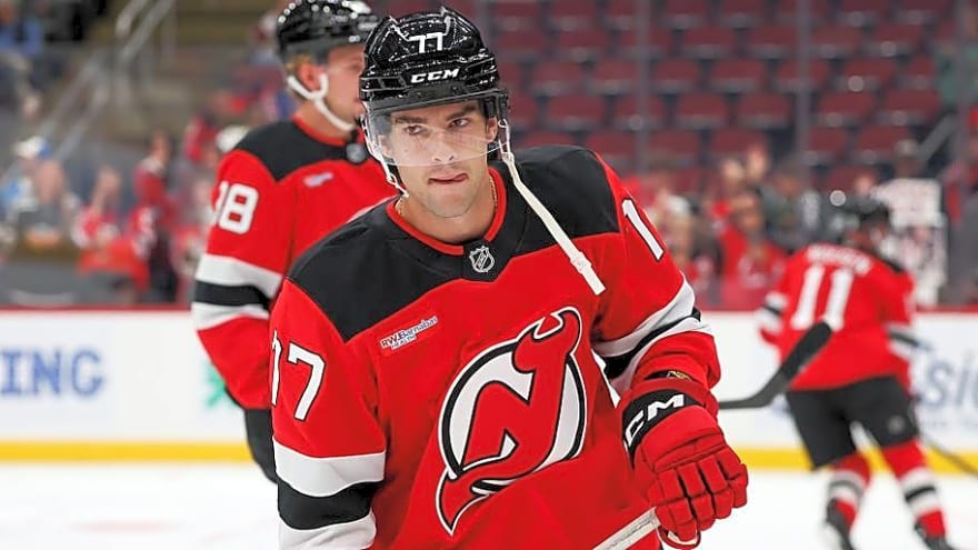 Luke Evangelista could turn into a scorer with the New Jersey Devils