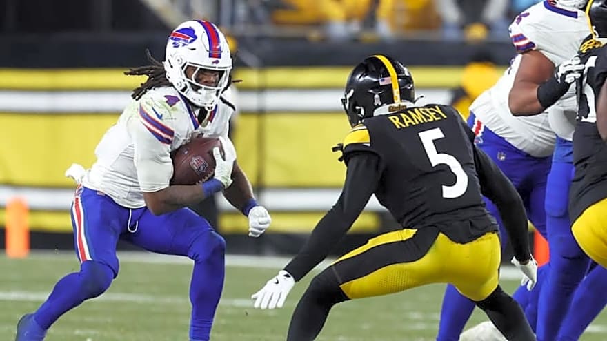 Bills’ RB James Cook may well be on his way to NFL rushing title