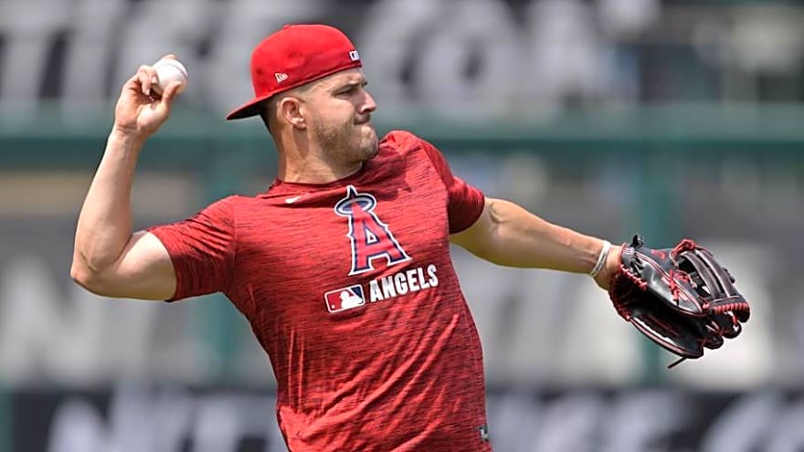 Angels&#39; Mike Trout Might Not Return to Outfield This Season
