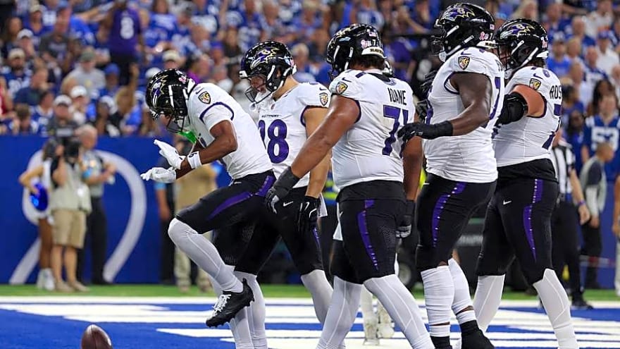 Baltimore Ravens WR Ja'Kobi Lane (wrist) may be back sooner than initially thought
