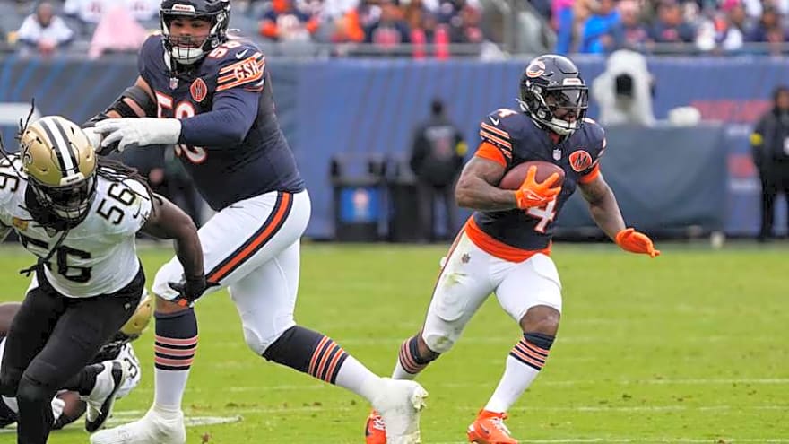 Chicago Bears injury situation positive for DJ Moore and D&#39;Andre Swift