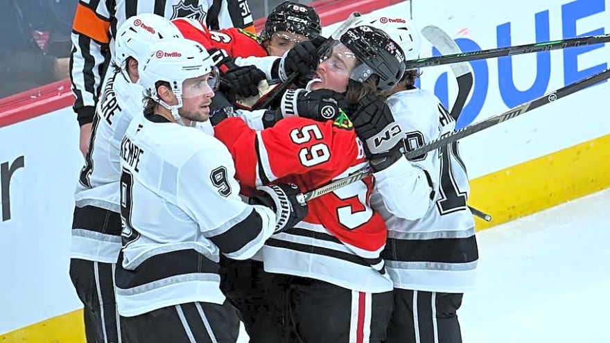 Blackhawks rank amongst league's worst teams in physicality through start of season