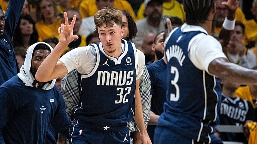 Cooper Flagg exits chippy game against Pacers