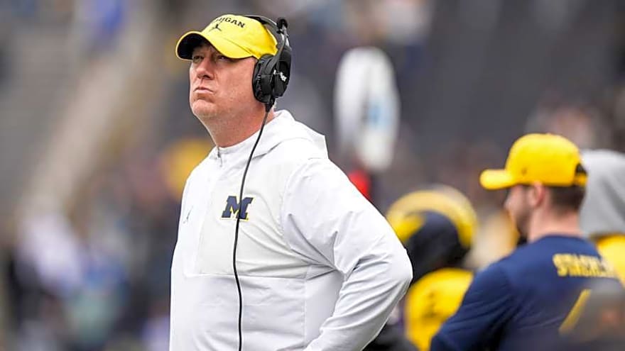 Michigan OT Blake Frazier Explains How Jim Harding Has Been a 'Breath of Fresh Air'