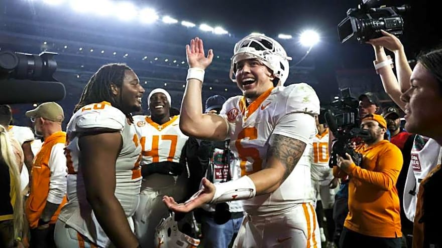 Tennessee Football QB Joey Aguilar Details the Win in The Swamp