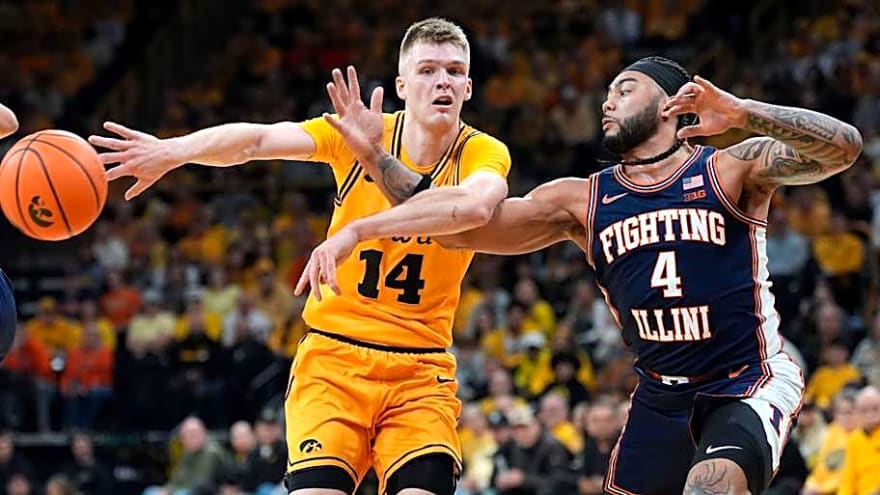 Iowa's Bennett Stirtz Explains How Illinois' Kylan Boswell Ruined His Sunday