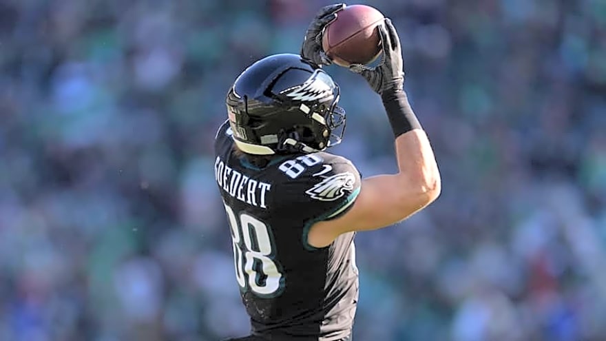 NFL personnel make it abundantly clear where Dallas Goedert ranks among TEs