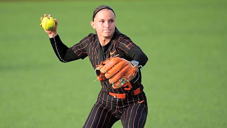 Oklahoma State Star Tia Warsop Shines for Great Britain in Softball World Cup