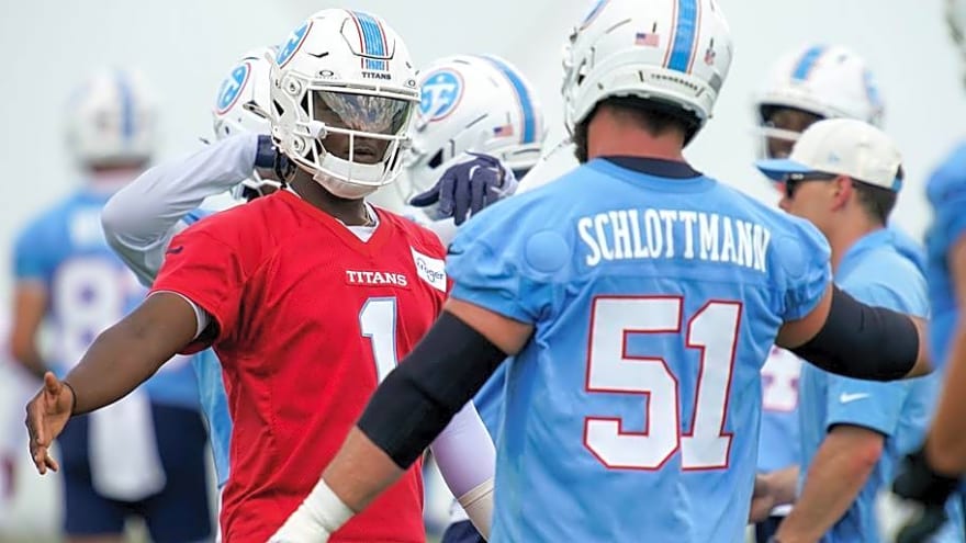 Titans C Austin Schlottmann: Likely Starting Center Lands at No. 20