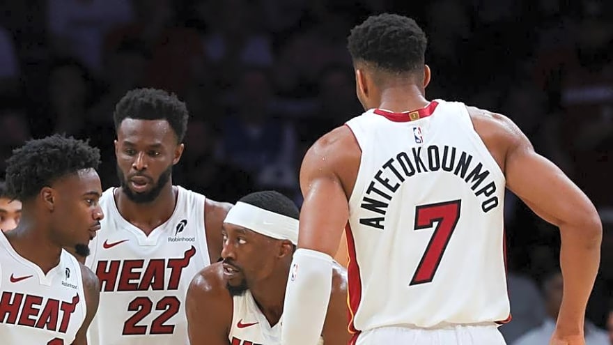 Giannis Erupts But Bam Slump Continues as Heat Remain Winless