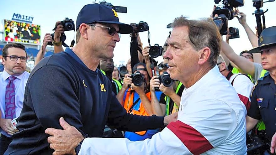 Nick Saban to Michigan football? One analyst says it&#39;s not impossible