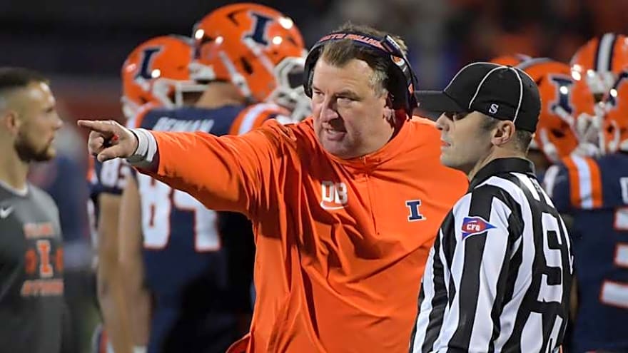 Illinois Coach Bret Bielema Raises Concerns Over Player Tampering