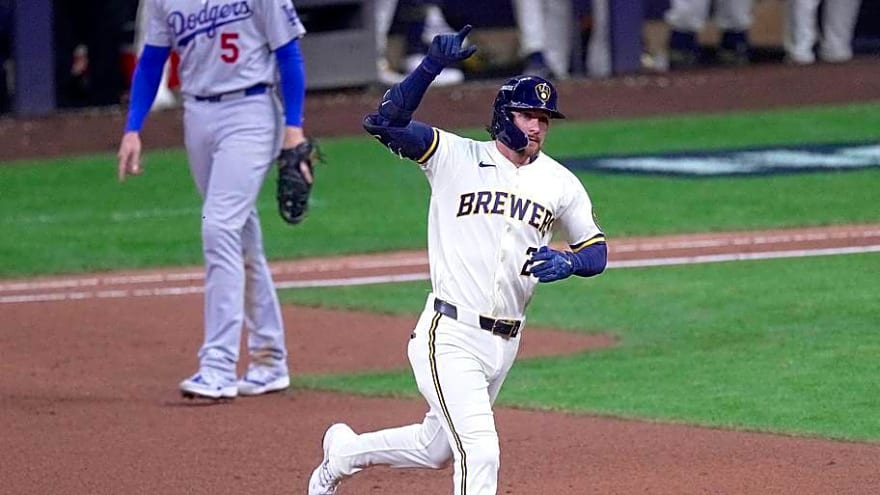 Brice Turang Breaks Slump With Game-Tying Blast Off Skubal in Brewers NLCS Win