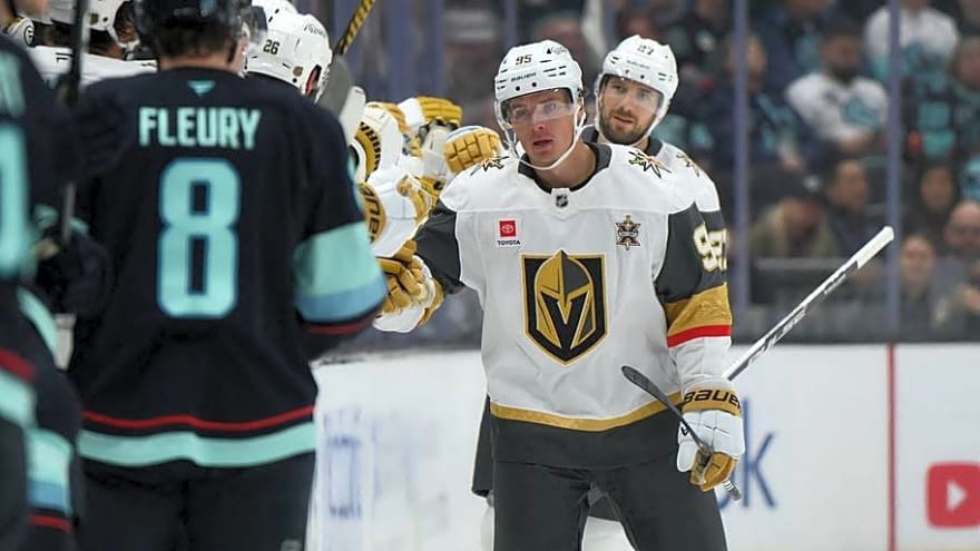 Victor Olofsson's hot start continues in Golden Knights' win over Kraken