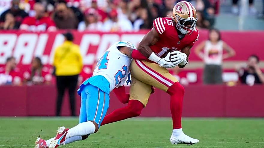 Carnell Tate was Badly Overshadowed by a 49ers Rookie WR in Titans Preseason Debut