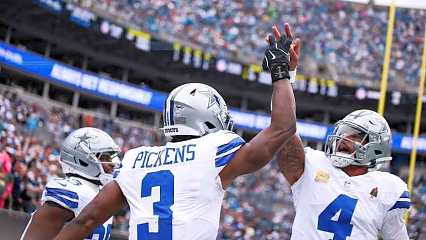 Dak Prescott, George Pickens bring immaculate vibes to Cowboys huddle
