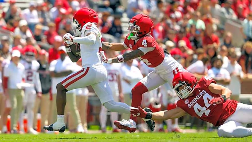 Oklahoma’s Jahsiear Rogers 'Knew It Was Time to Showcase' His Talents In Spring Game