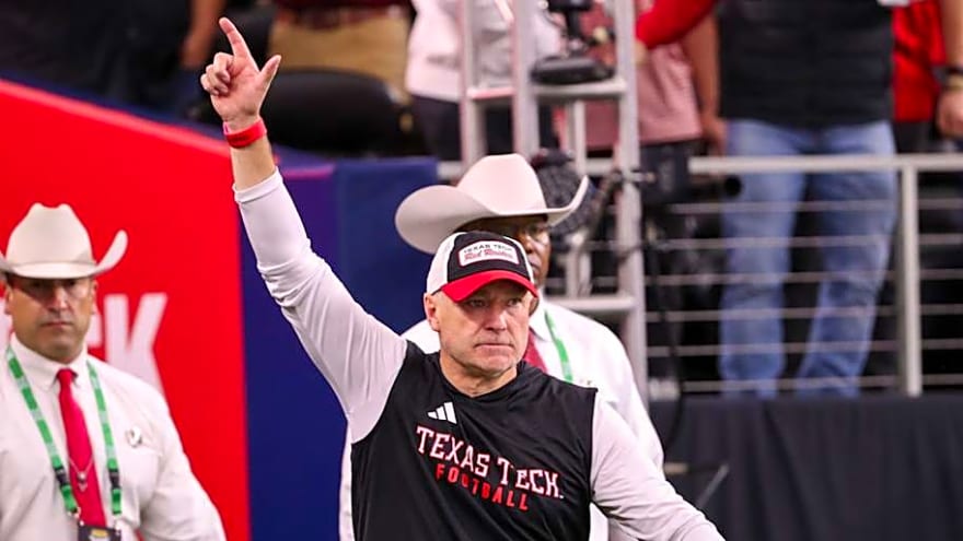 Texas Tech’s Joey McGuire Named Finalist for Bear Bryant Coach of the Year
