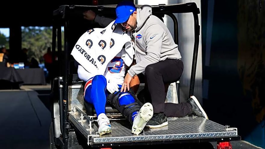 Projecting Bills' depleted WR group after Gabe Davis' disturbing injury vs. Jaguars