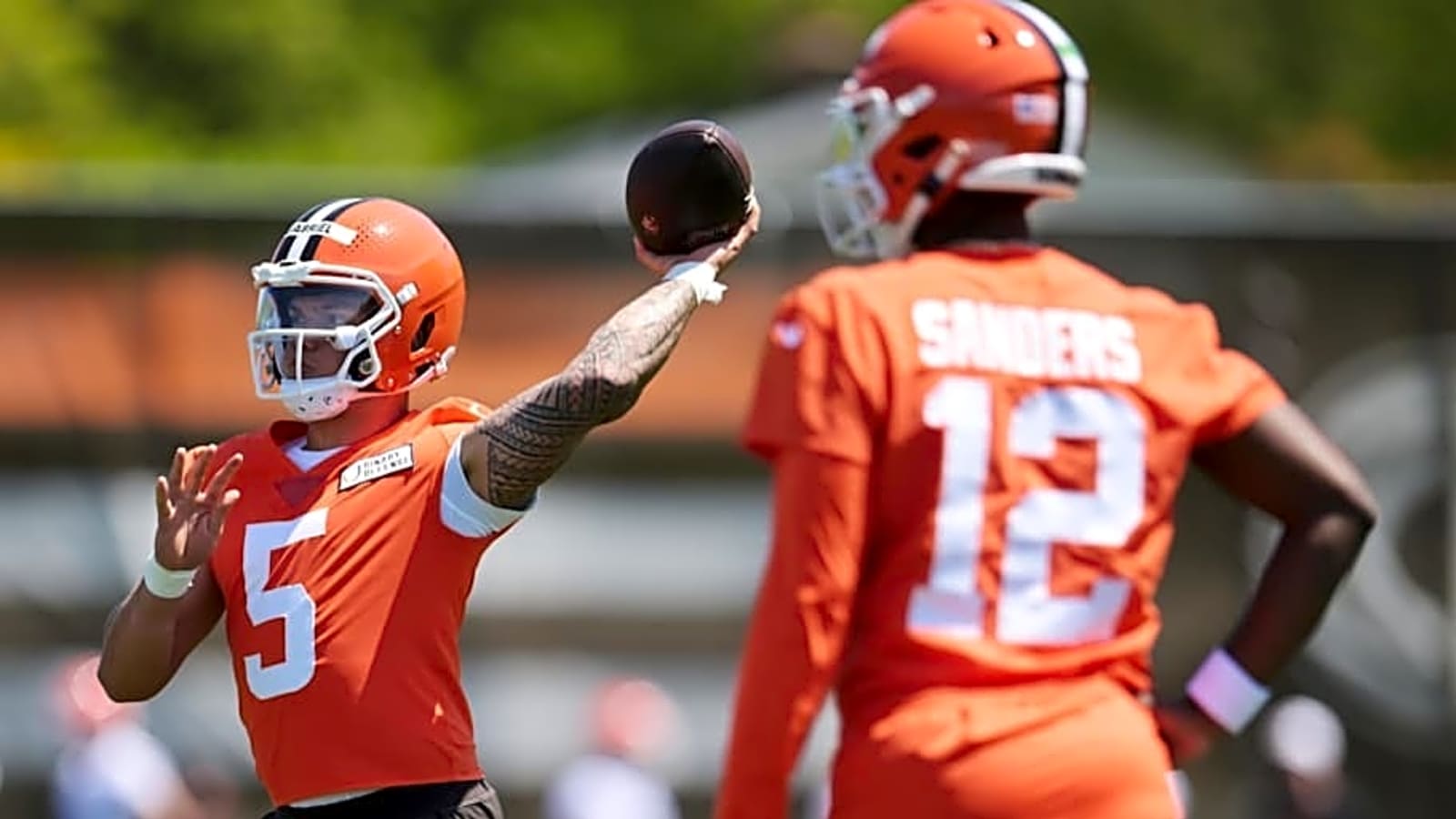 Shedeur Sanders &#39;Way Better&#39; Than Cleveland Browns&#39; Dillon Gabriel Says NFL Receiver