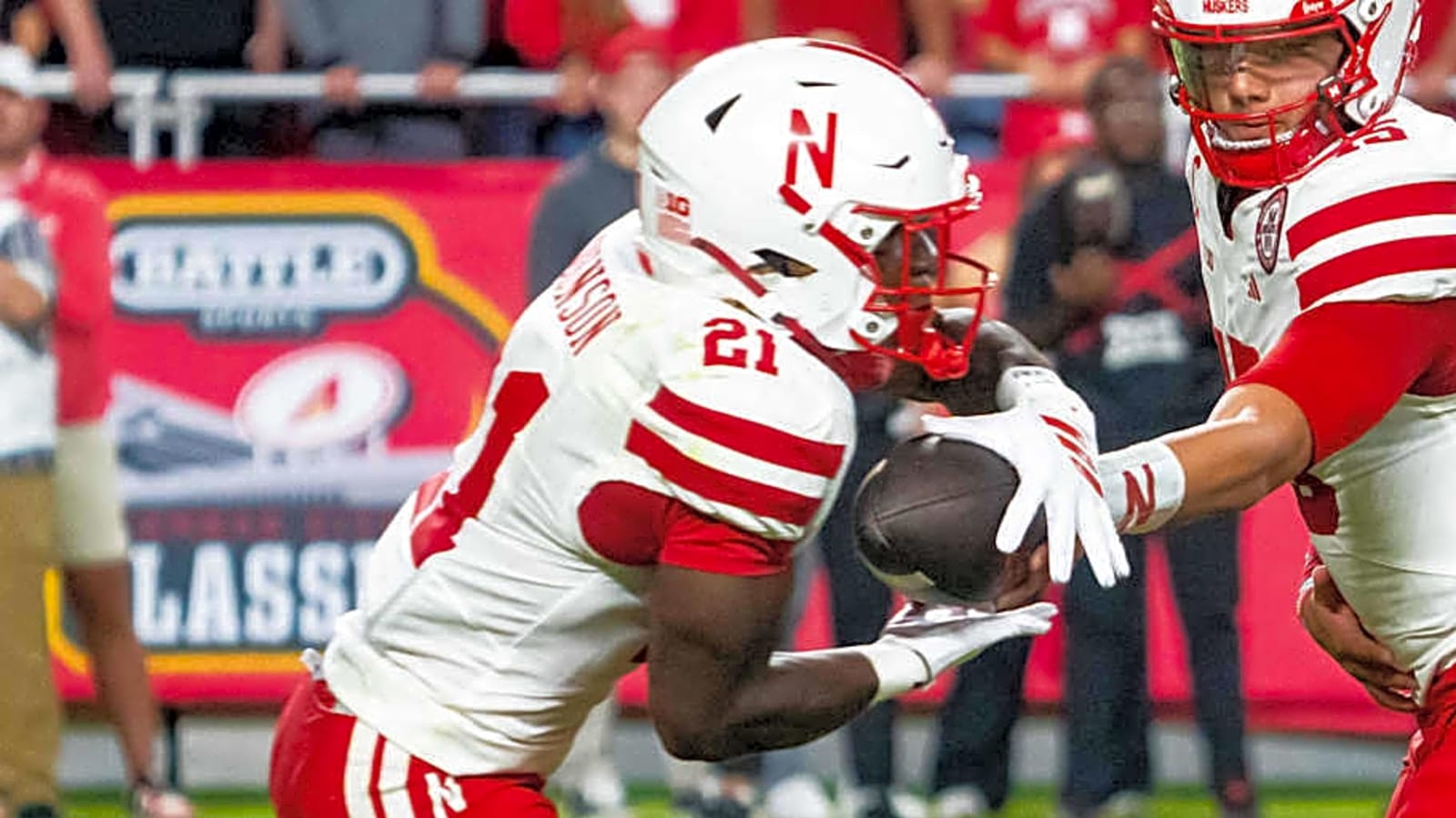 Emmett Johnson Follows Nebraska&#39;s Win by Asking for Prayers for Minneapolis