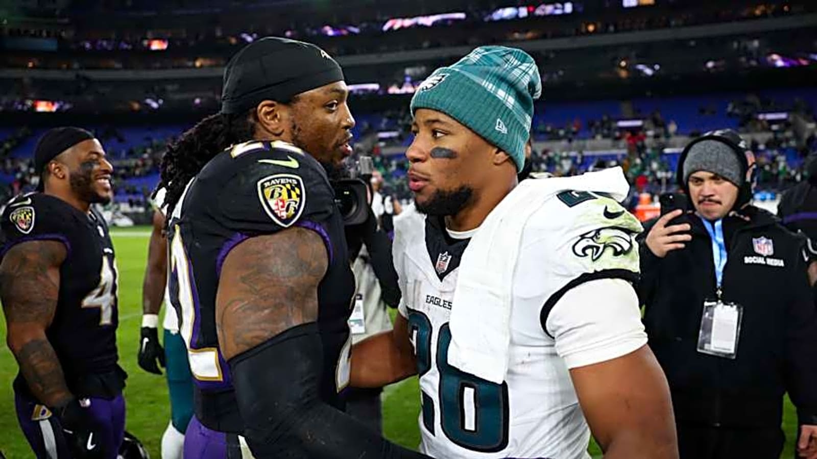 Even after Saquon’s historic season, he still needs Derrick Henry’s guidance