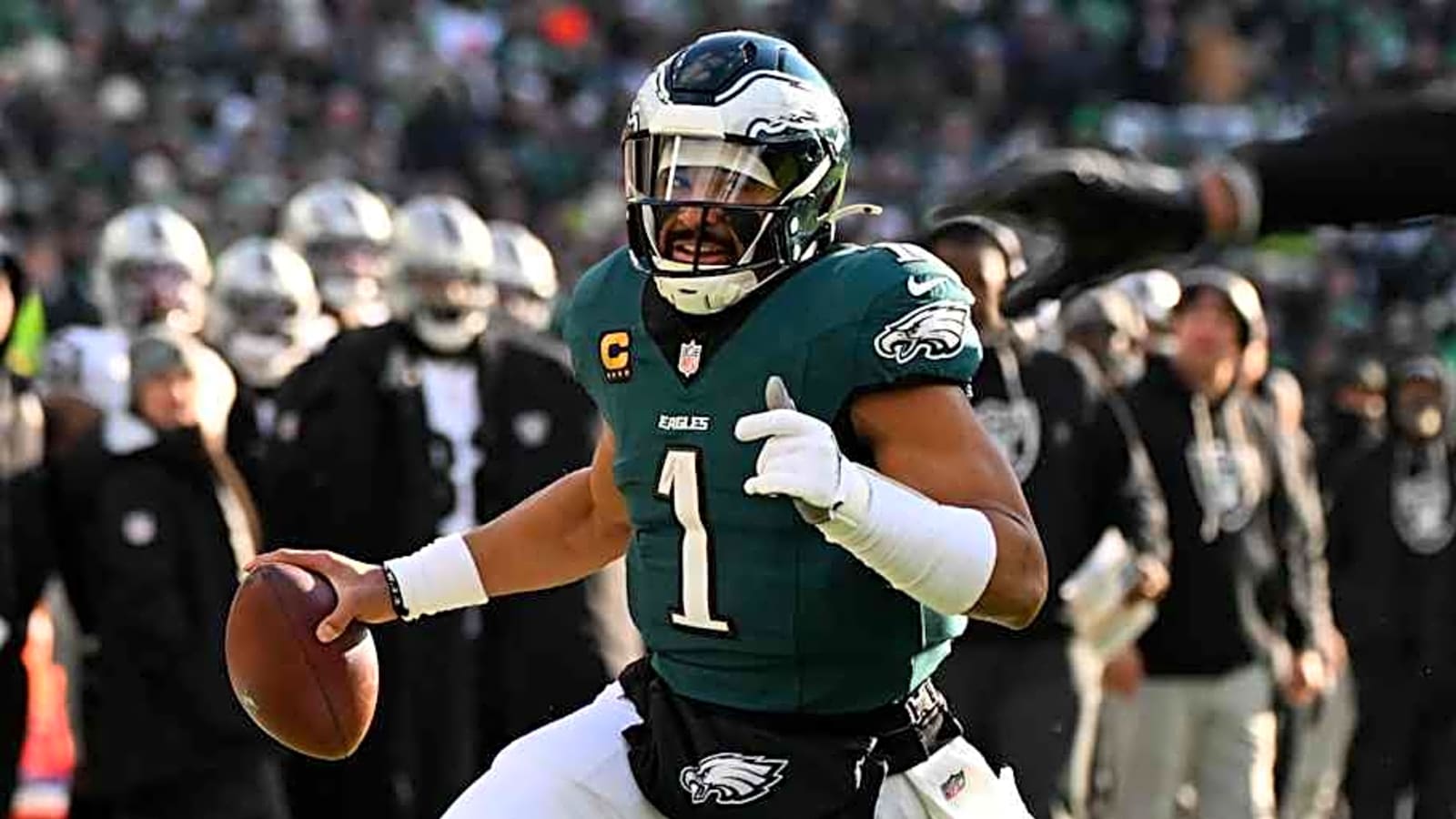 Eagles' Jalen Hurts Doesn't Hear The Noise
