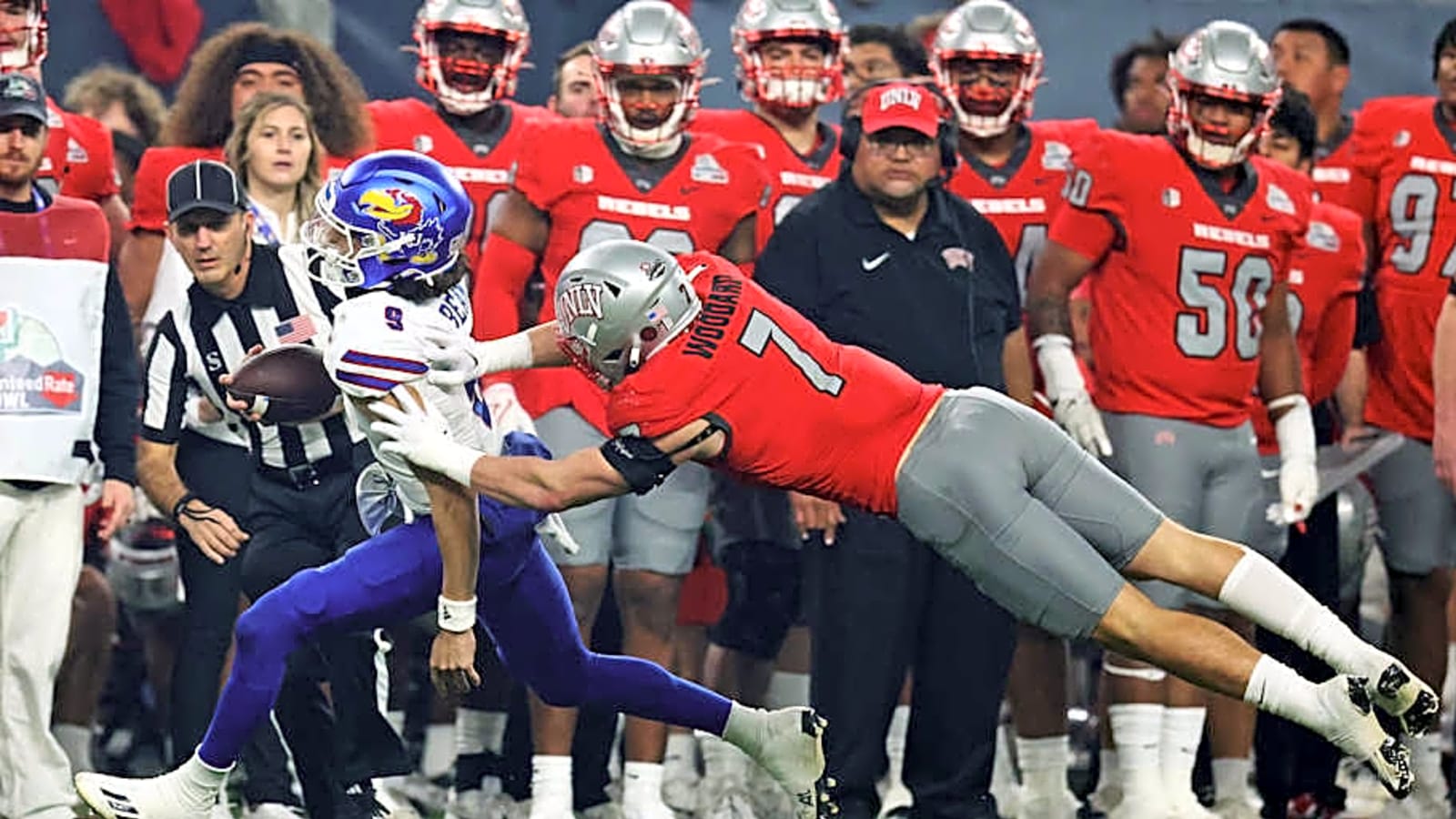 Jackson Woodard Reunited With UNLV Teammate Ricky White III In Seattle
