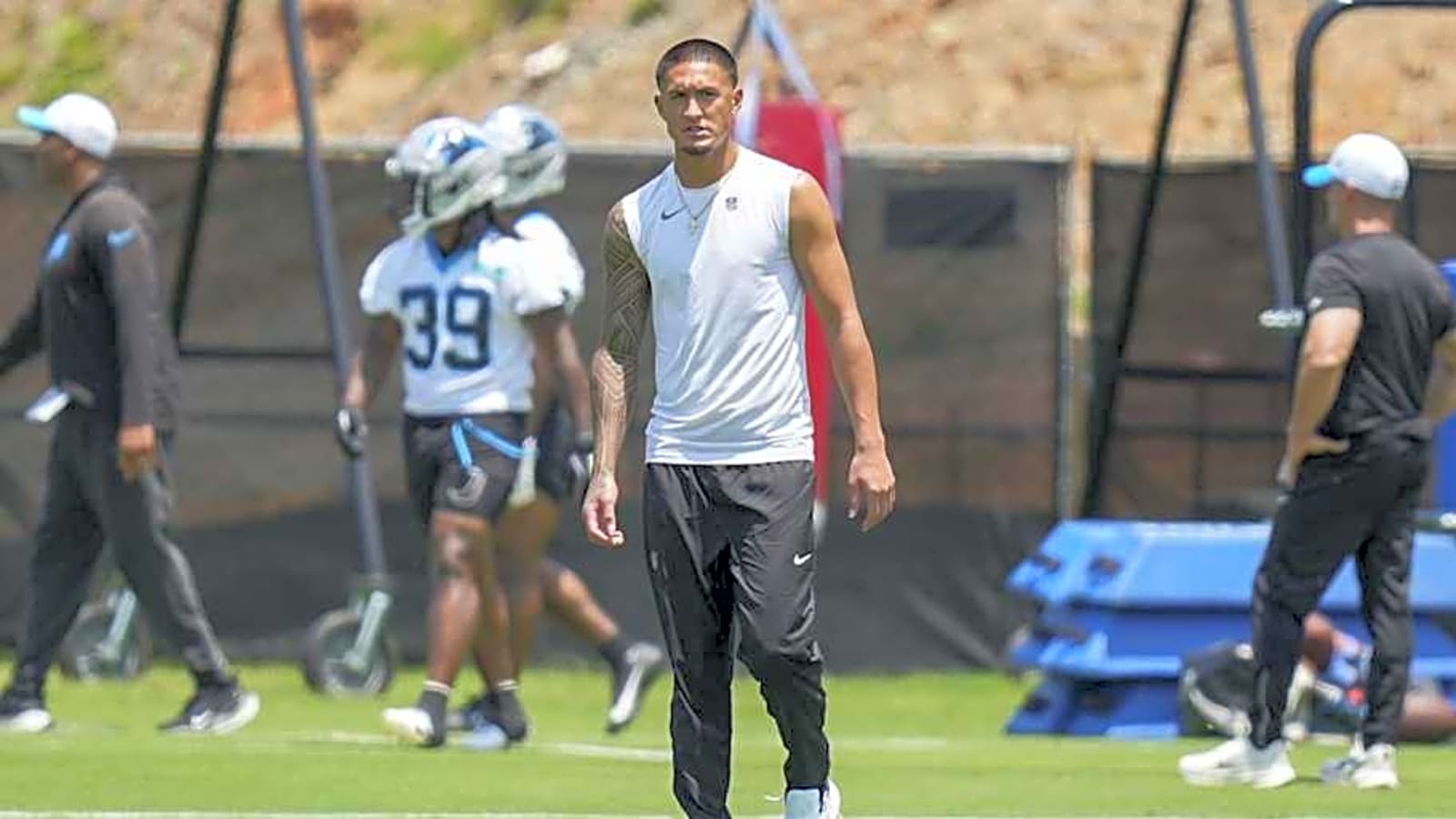 Panthers minicamp: Injury updates for Derrick Brown, Tetairoa McMillan