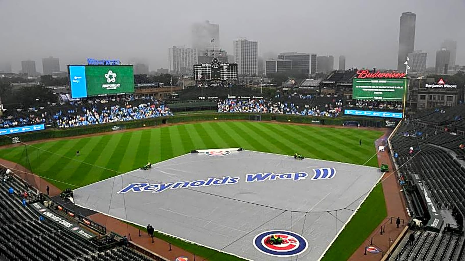 Cincinnati Reds vs. Chicago Cubs Delayed on Sunday